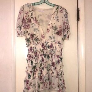 Breathtaking floral dress.